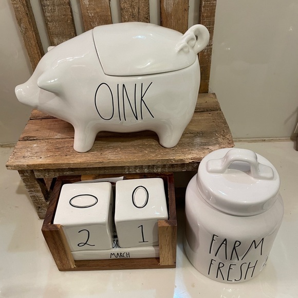 Rae Dunn Kitchen Rae Dunn Oink Pig Canister Poshmark